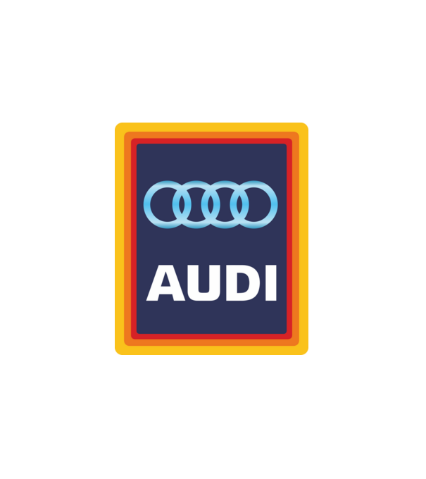 Aldi-Audi minta fehér pólón