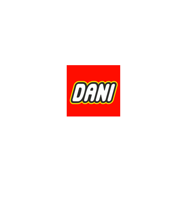 Dani minta fehér/piros pólón