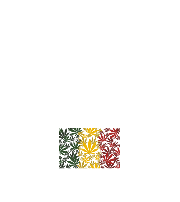 Cannabis Jamaica minta sötétkék pólón