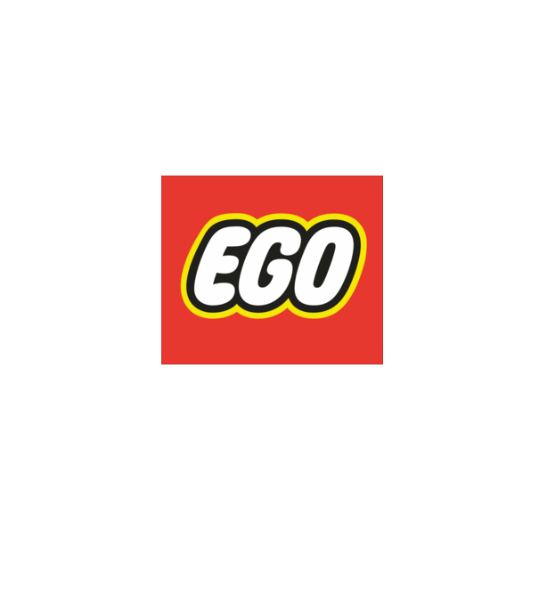 Ego minta farmerkék pólón