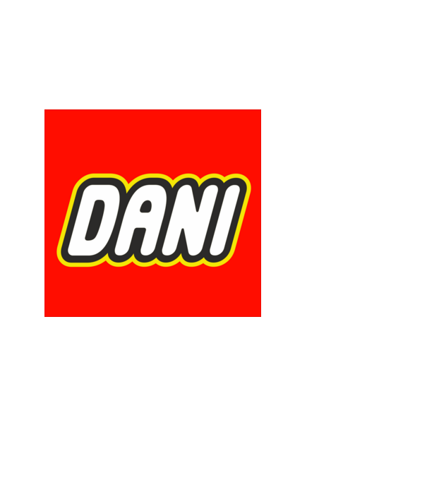 Dani minta fekete pólón