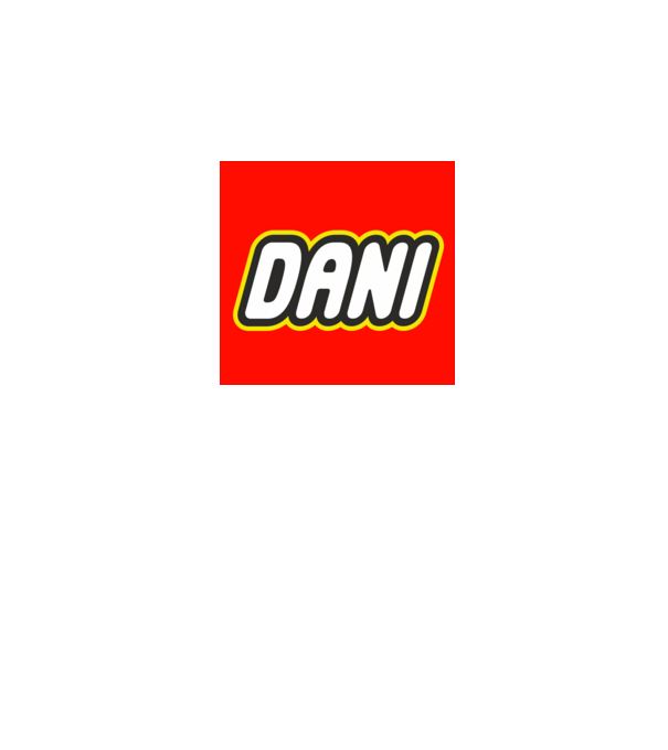 Dani minta szürke pólón