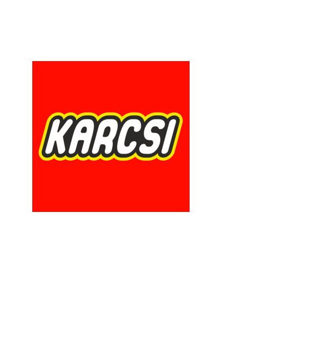Karcsi minta fekete pólón