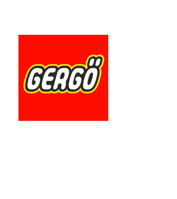 Gergő minta fekete pólón