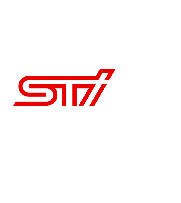 STi minta fehér pólón