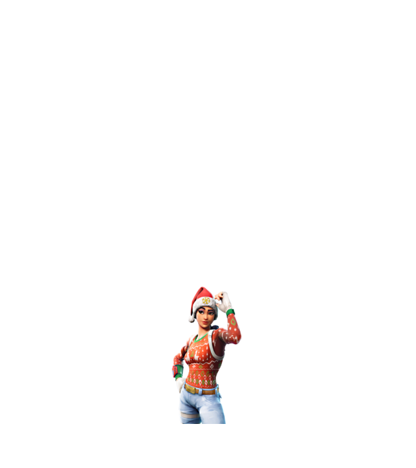 Fortnite - Christmas minta világos rózsaszín pólón