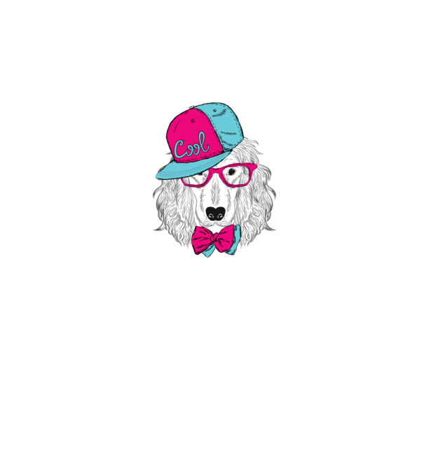 Snapback Dog minta szürke pólón