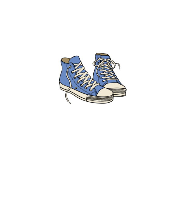 Converse cipők minta sötétkék pólón
