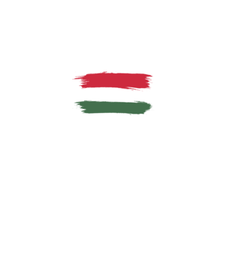 Hungarian flag  minta sötétkék pólón