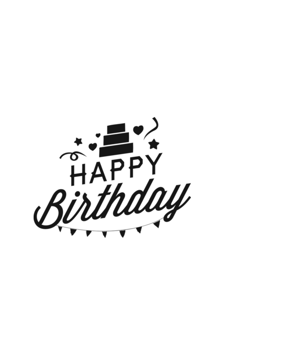 Happy Birthday, Boldog szülinapot póló minta világoskék pólón