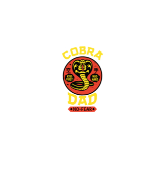 Cobra Dad minta fekete pólón