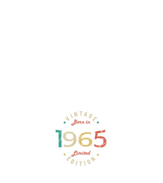 Born in 1965 minta sötétkék pólón