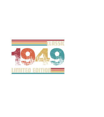 Classic 1949 minta fekete pólón