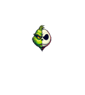 Nighmare Before Grinchmas minta fekete pólón