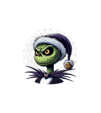 Nightmare Before Grinchmas minta fehér pólón