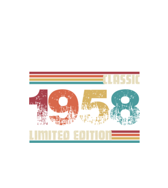 Classic 1958 minta fekete pólón