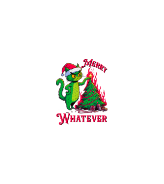 Merry Whatever minta homokszín pólón