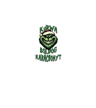 Kurwa Boldog Karácsonyt minta menta pólón