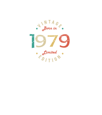 Born in 1979 minta fekete pólón