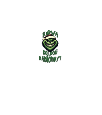 Kurwa Boldog Karácsonyt minta szürke pólón
