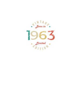 Born in 1963 minta fekete pólón