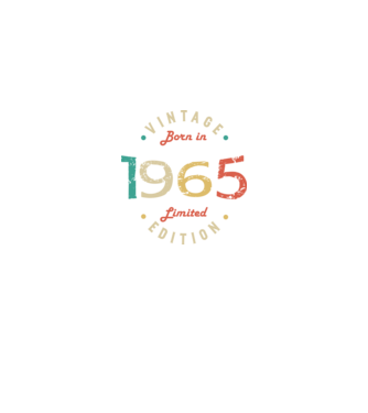 Born in 1965 minta fekete pólón