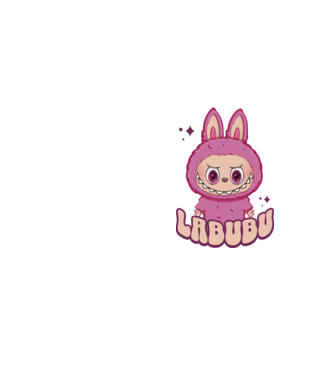 Labubu minta neonsárga pólón