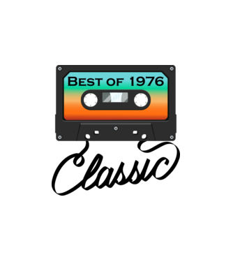 Best Of 1976 minta fehér pólón