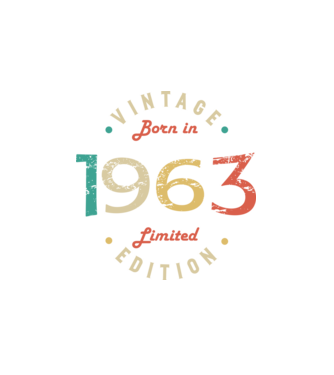 Born in 1963 minta fehér pólón