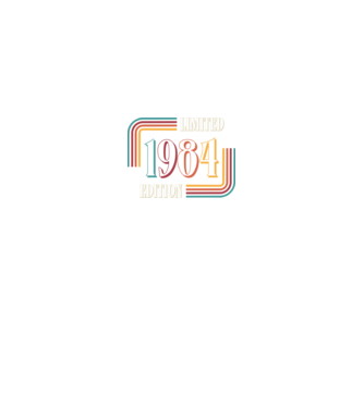 LIMITED 1984 minta királykék pólón