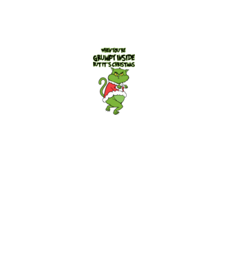 Grumpy Christmas minta fehér pólón