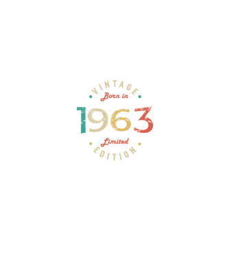 Born in 1963 minta fekete pólón