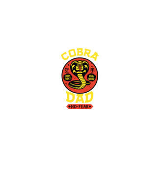 Cobra Dad minta fekete pólón
