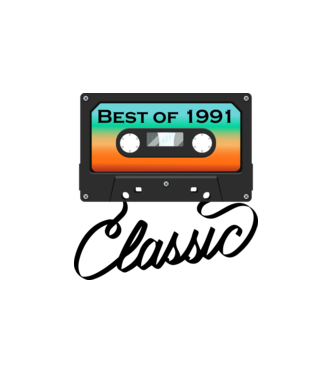 Best Of 1991 minta fehér pólón