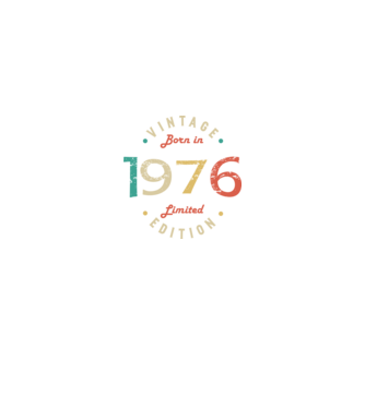 Born in 1976 minta fekete pólón