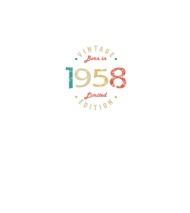 Born in 1958 minta fekete pólón
