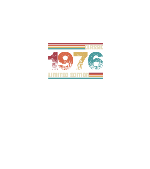 Classic 1976 minta fekete pólón