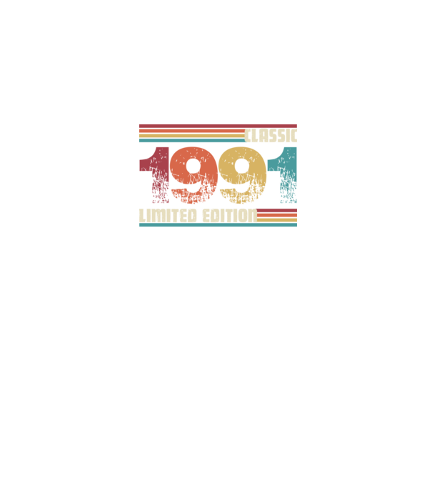 Classic 1991 minta fekete pólón