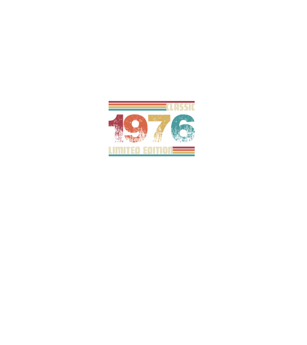 Classic 1976 minta fekete pólón