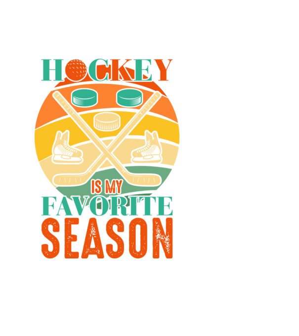 Hockey season minta fekete pólón