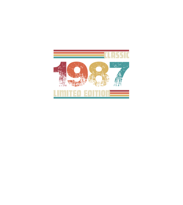 Classic 1987 minta fekete pólón