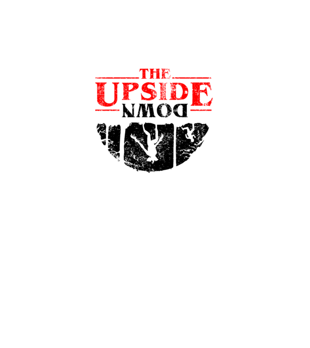 The Upside Down minta fehér pólón