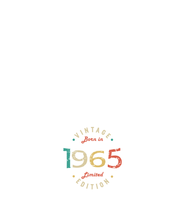 Born in 1965 minta fehér pólón