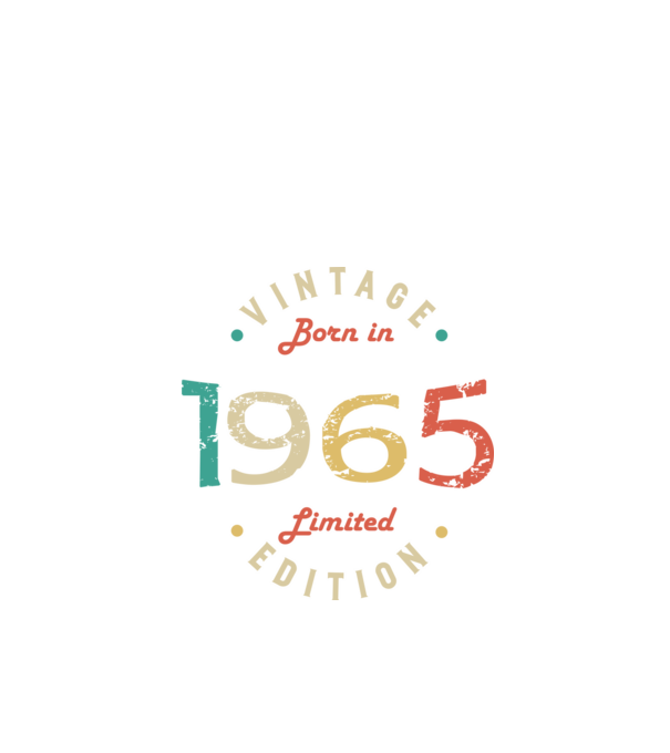 Born in 1965 minta fekete pólón