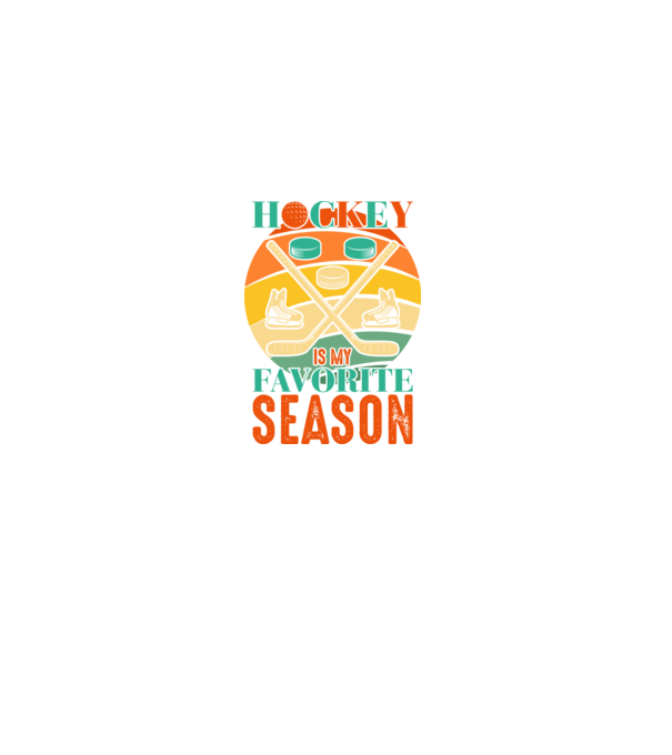 Hockey season minta fekete pólón