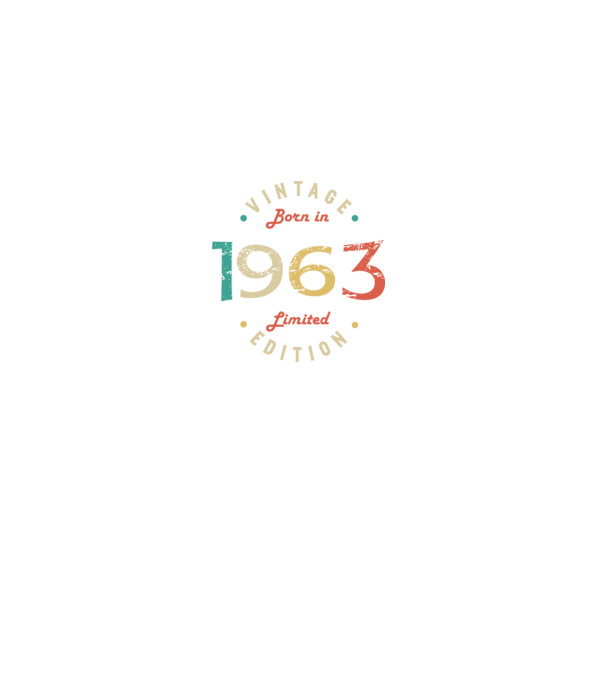 Born in 1963 minta fekete pólón