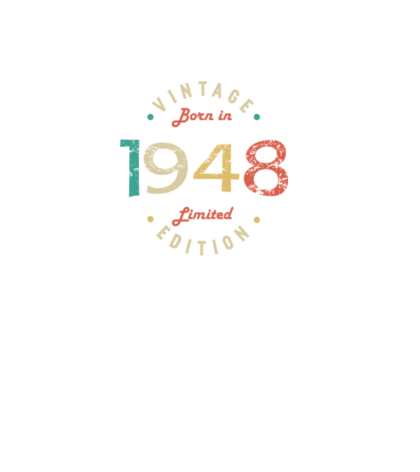Born in 1948 minta fekete pólón