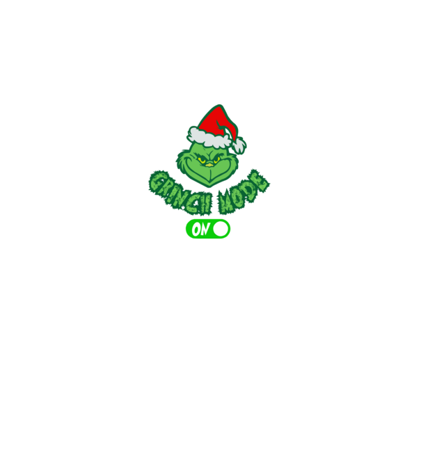 Grinch Mode On minta királykék pólón