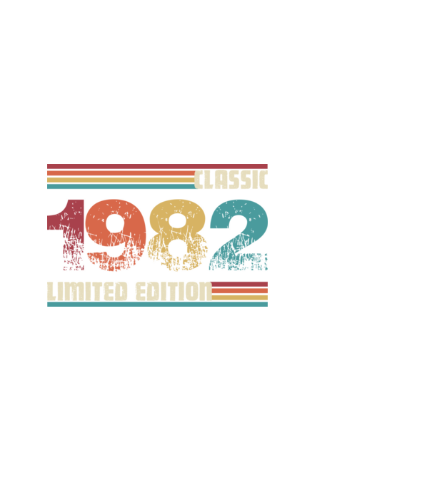 Classic 1982 minta fekete pólón