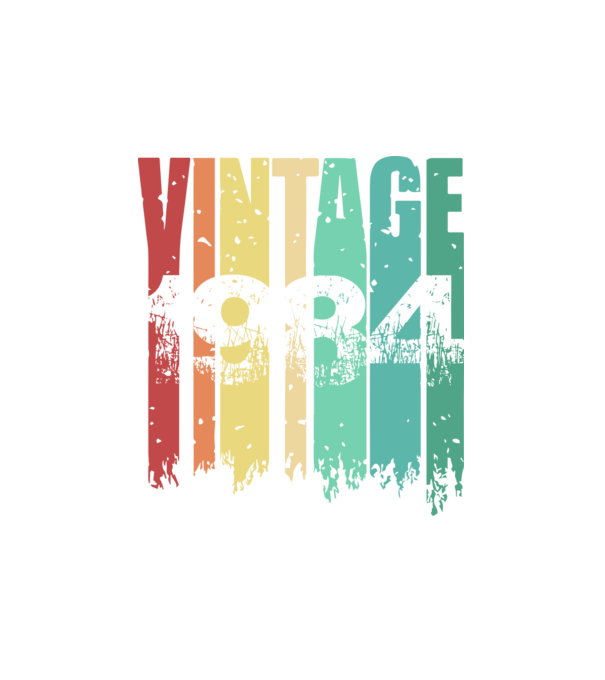 Vintage 1984 minta fehér pólón